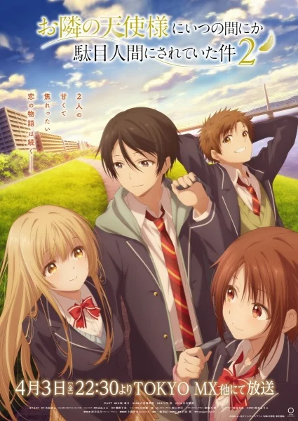 انمي Otonari no Tenshi-sama ni Itsunomanika Dame Ningen ni Sareteita Ken مترجم
